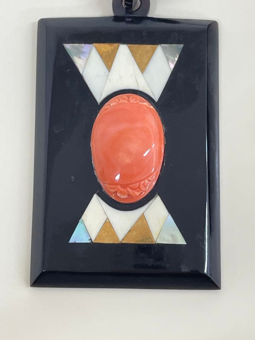 本鼈甲！サンゴ！オパールヴィンテージ ネックレス