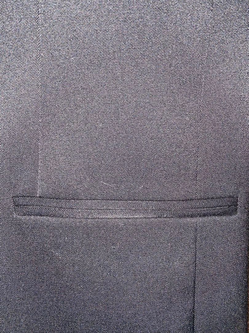 MM6 カットオフノーカラー テーラード ジャケット