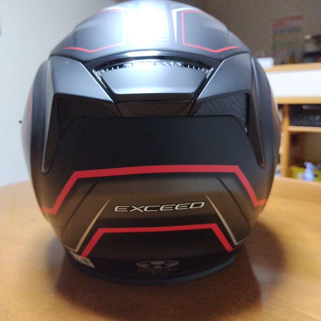 Kabuto EXCEED ジェットヘルメット ブラック/レッド