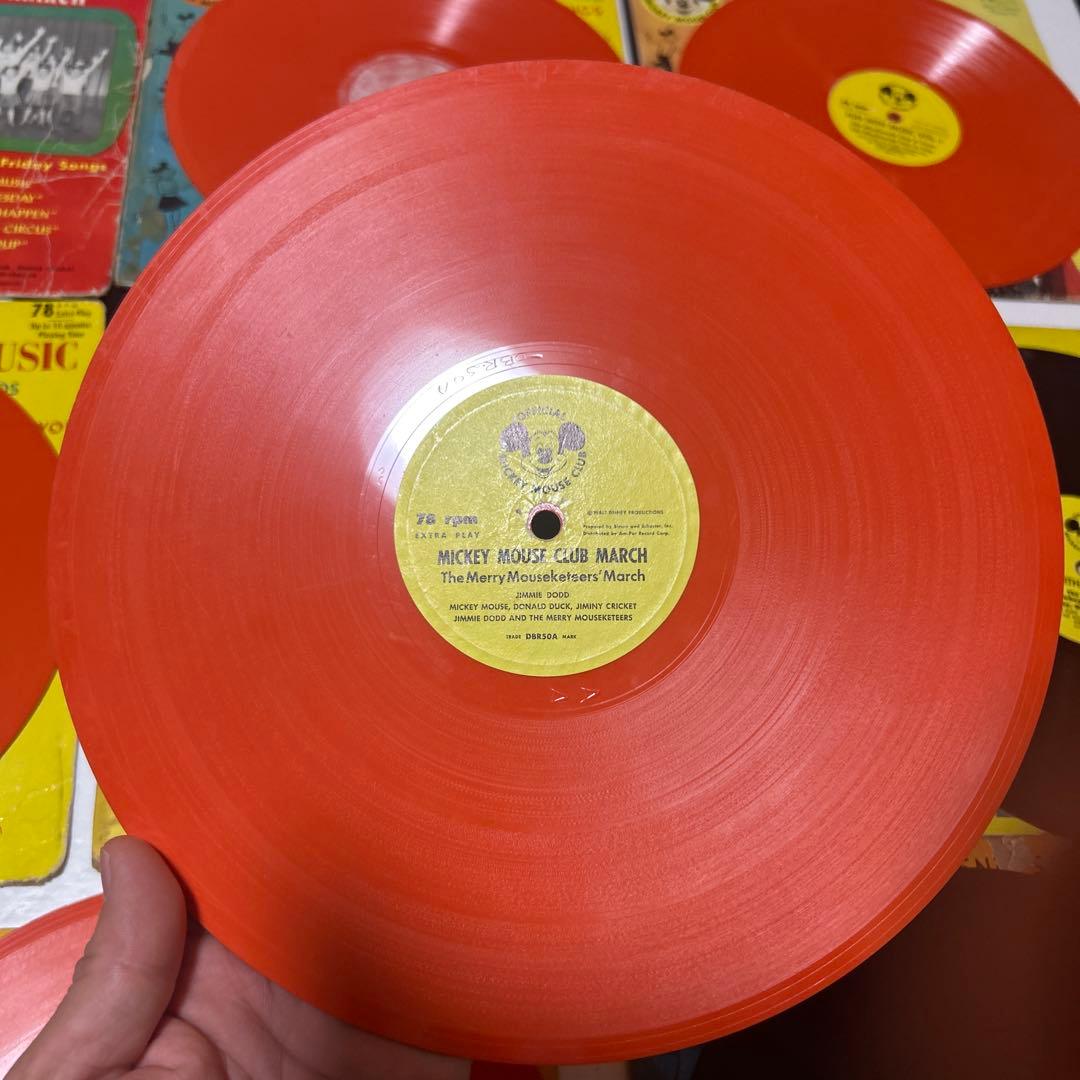 SPレコード8枚セット！ディズニーのレコード、SP盤