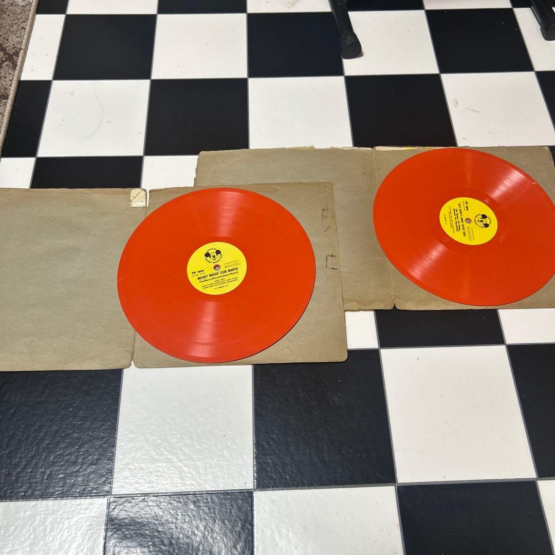 SPレコード8枚セット！ディズニーのレコード、SP盤