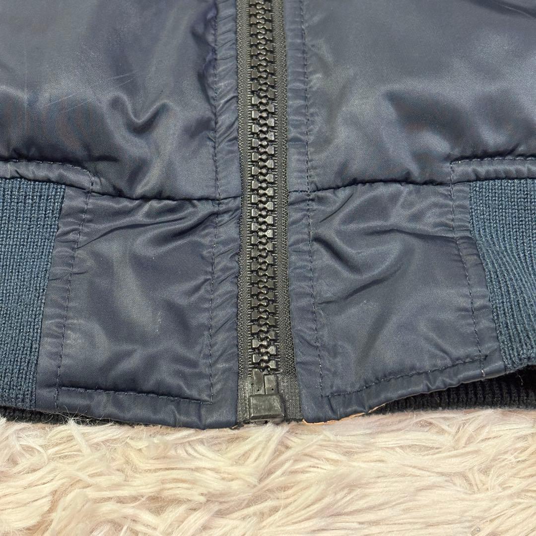 希少　アヴィレックス　AVIREX (S) ma-1　ユニオンジャック　35周年