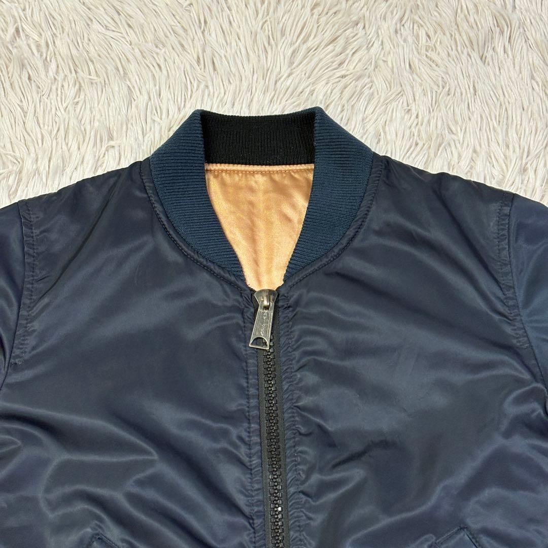 希少　アヴィレックス　AVIREX (S) ma-1　ユニオンジャック　35周年