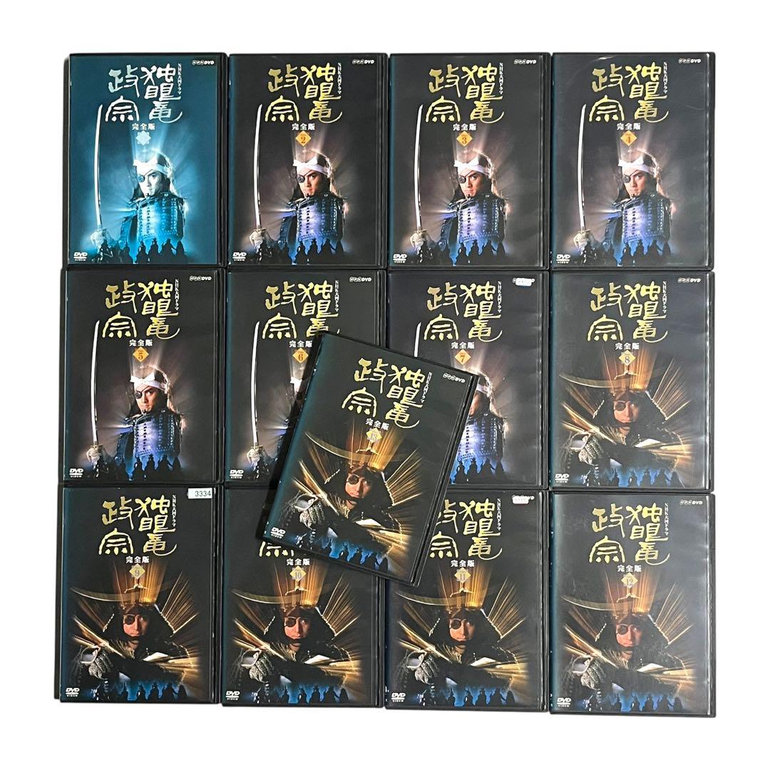 新品ケース DVD 大河ドラマ 「 独眼竜政宗 」 全13巻 渡辺謙 桜田淳子