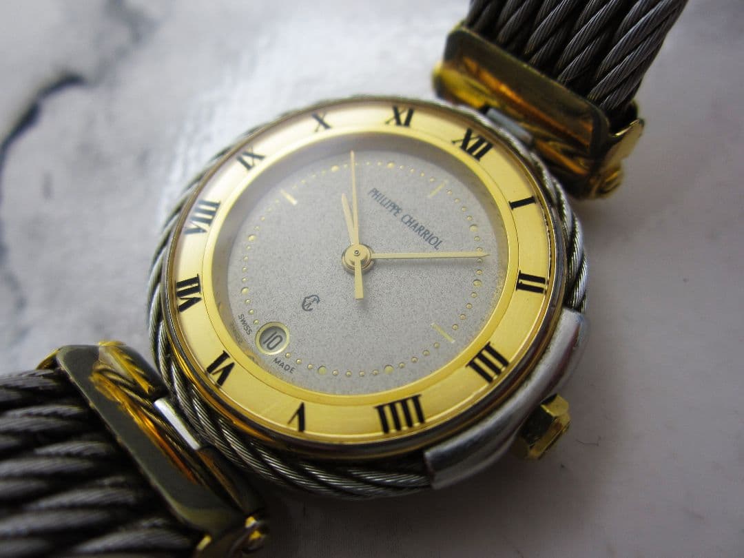 PHILIPPE CHARRIOL 腕時計 アナログ ゴールド/シルバー