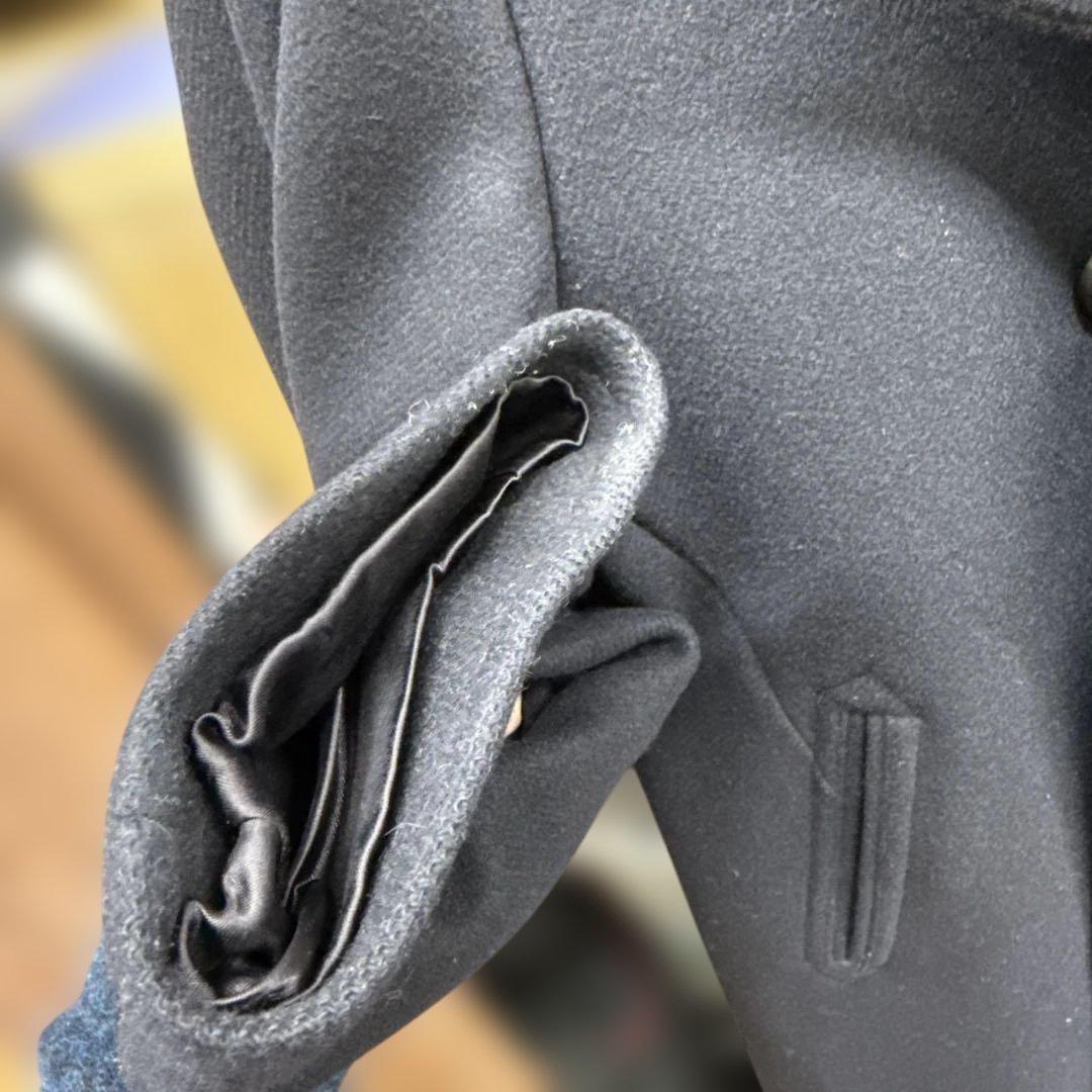 EDIFICEエディフィスピーコート 100%wool 日本製