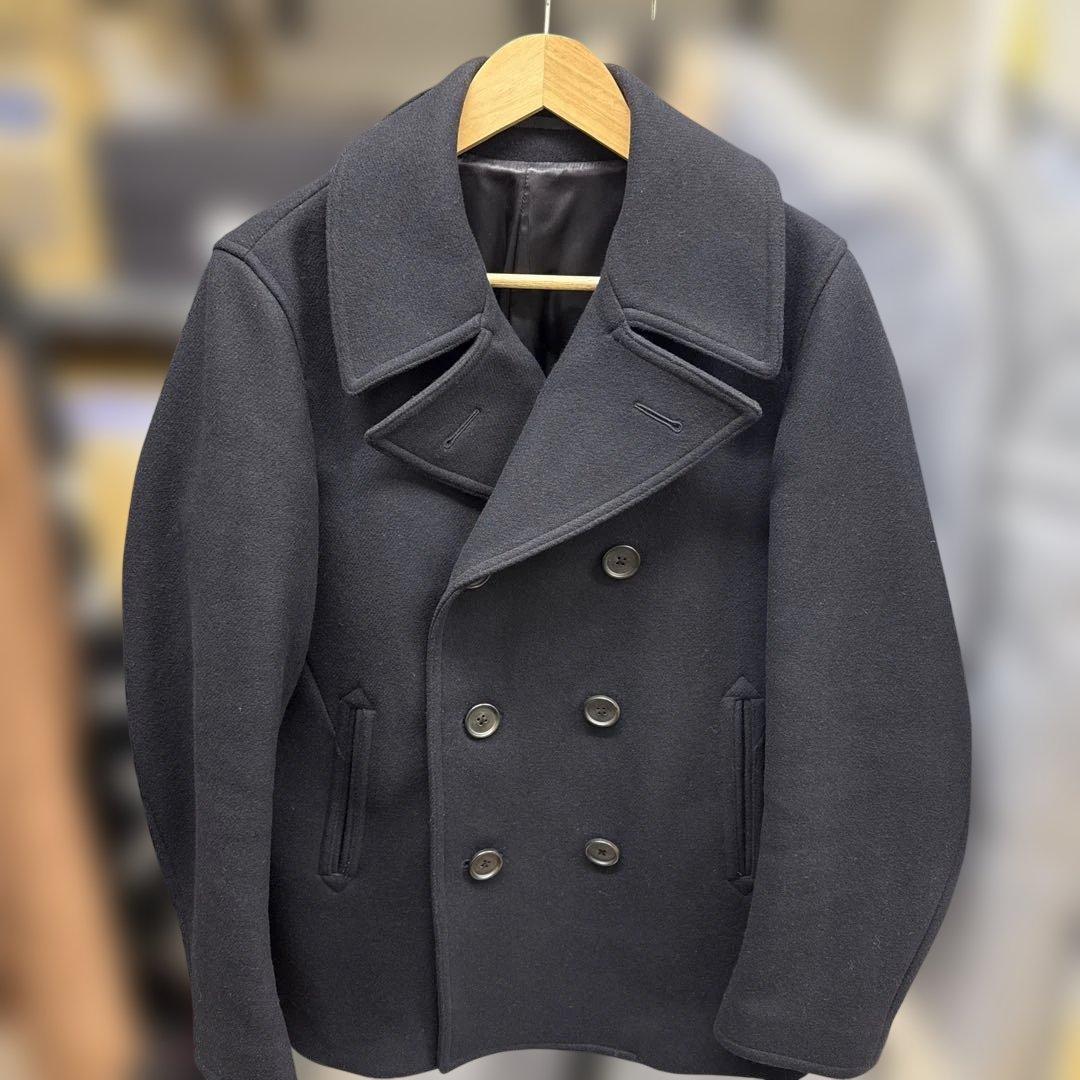 EDIFICEエディフィスピーコート 100%wool 日本製