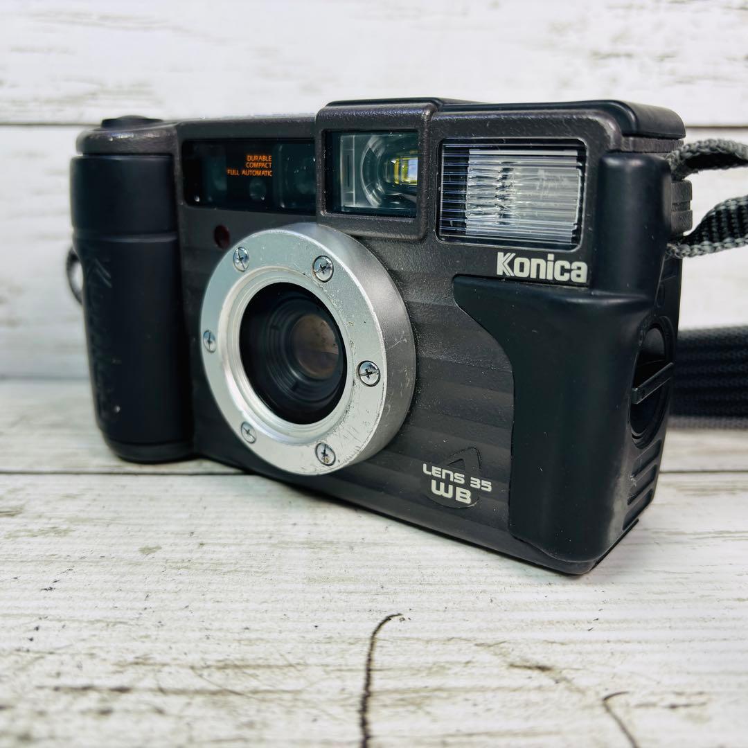 【動作良好】Konica フィルムカメラ 現場監督 LENS 35 WB