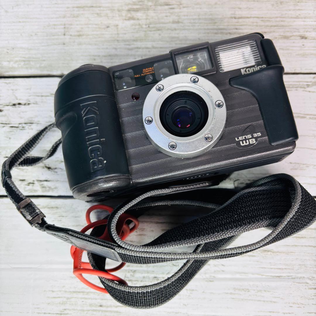 【動作良好】Konica フィルムカメラ 現場監督 LENS 35 WB