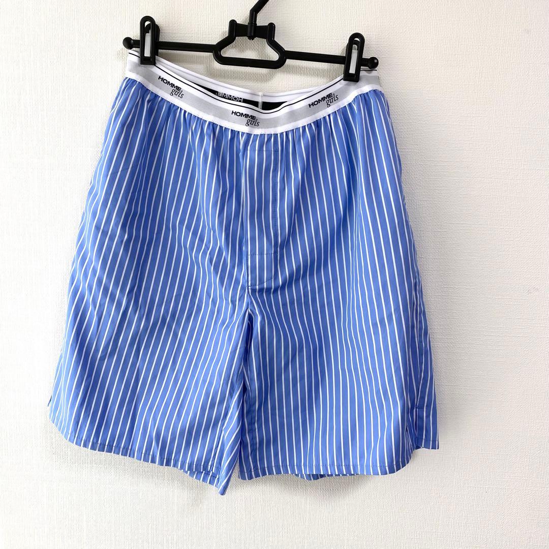 HOMME girls ストライプ　ショーツ