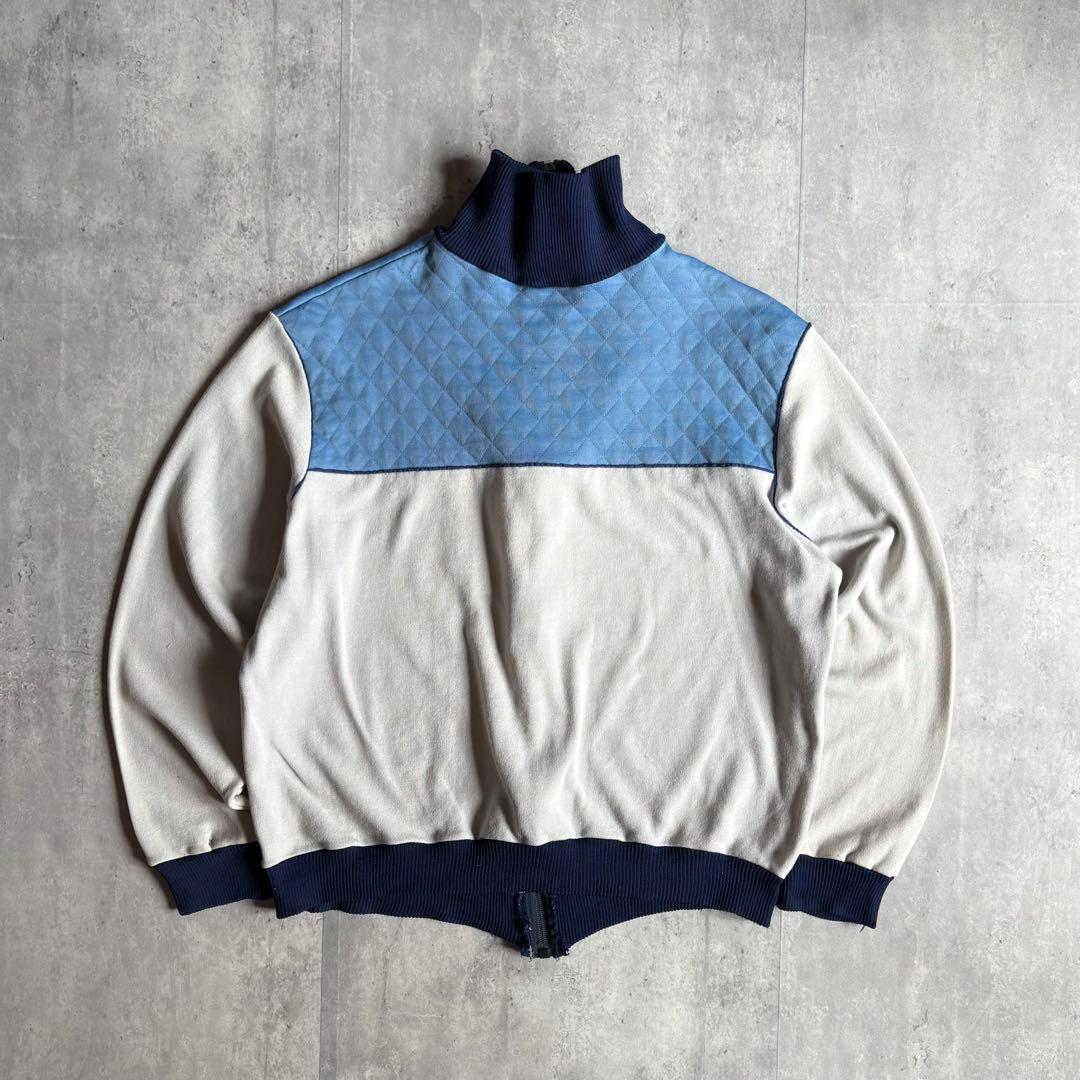 【80s euro adidas】トラックジャケット　ventex 短丈　古着