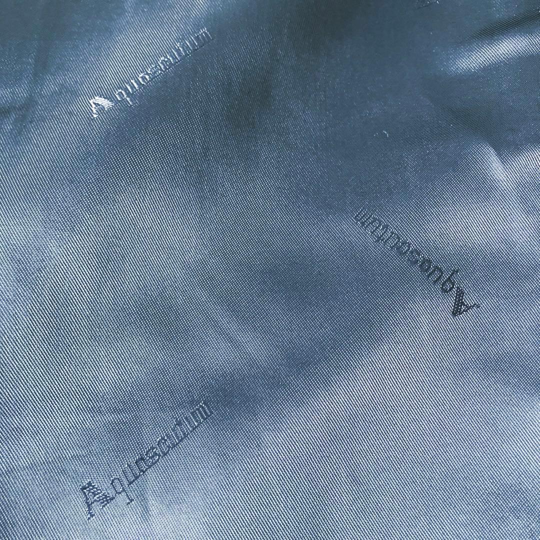 Aquascutum ネイビー ダブルブレスト　テーラードジャケット　英国製