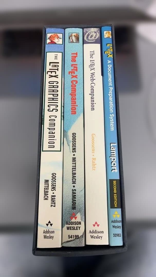 The LaTeX Companions Box Set 4冊セット 洋書