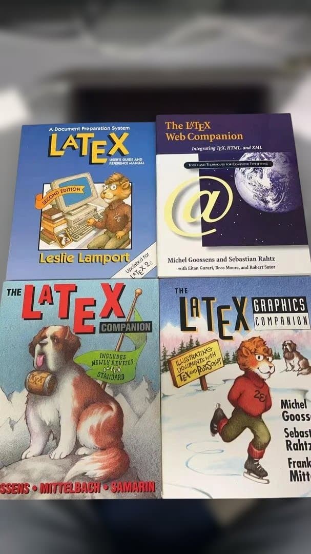 The LaTeX Companions Box Set 4冊セット 洋書