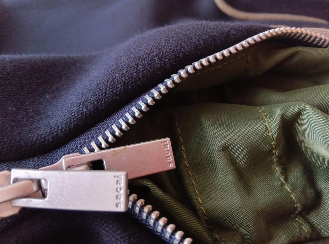 トップス sacai Sponge Sweat Nylon Twill Dress