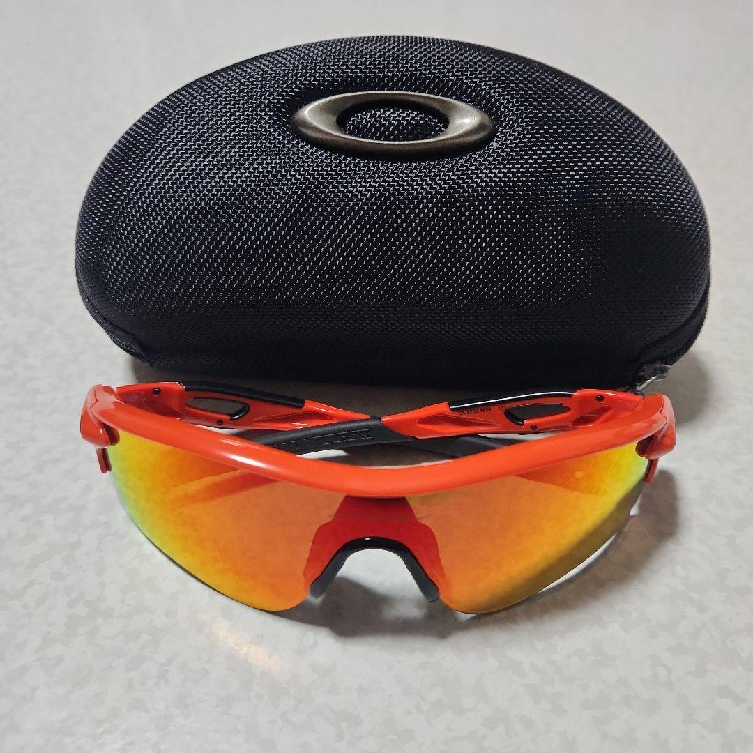 Oakley オレンジ ミラーレンズ サングラス
