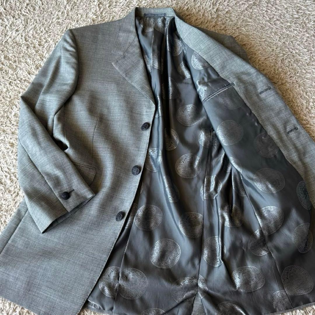 ✨極美品✨ジャンニベルサーチ　ヴェルサーチ　スーツ　千鳥格子　メドゥーサ