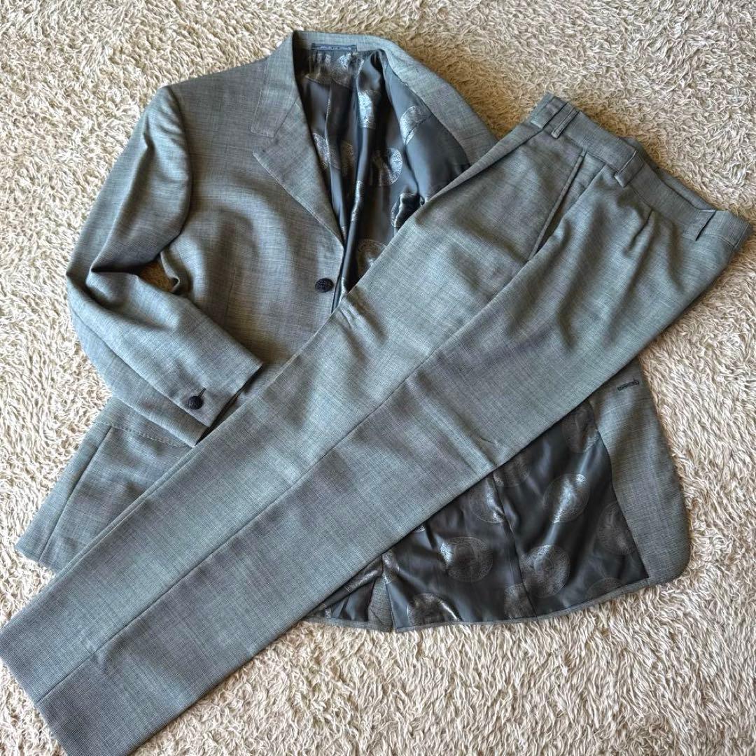 ✨極美品✨ジャンニベルサーチ　ヴェルサーチ　スーツ　千鳥格子　メドゥーサ