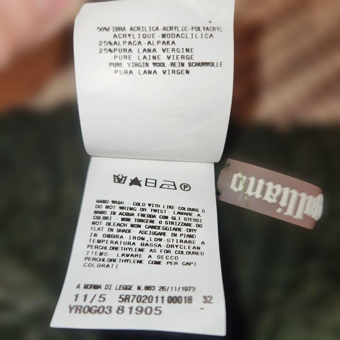 galliano　ガリアーノ　ニットキャップ　ビーニー　緑