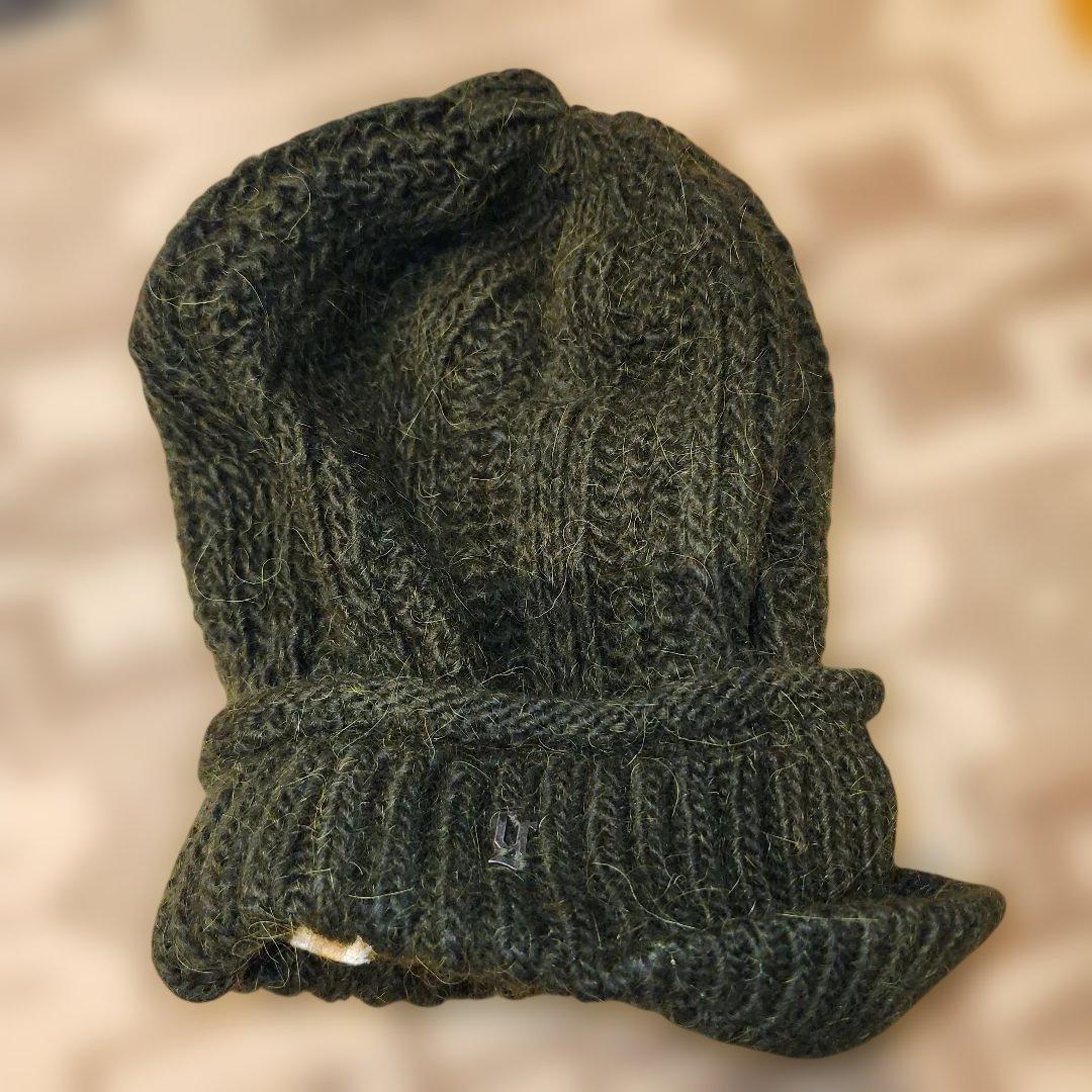 galliano　ガリアーノ　ニットキャップ　ビーニー　緑