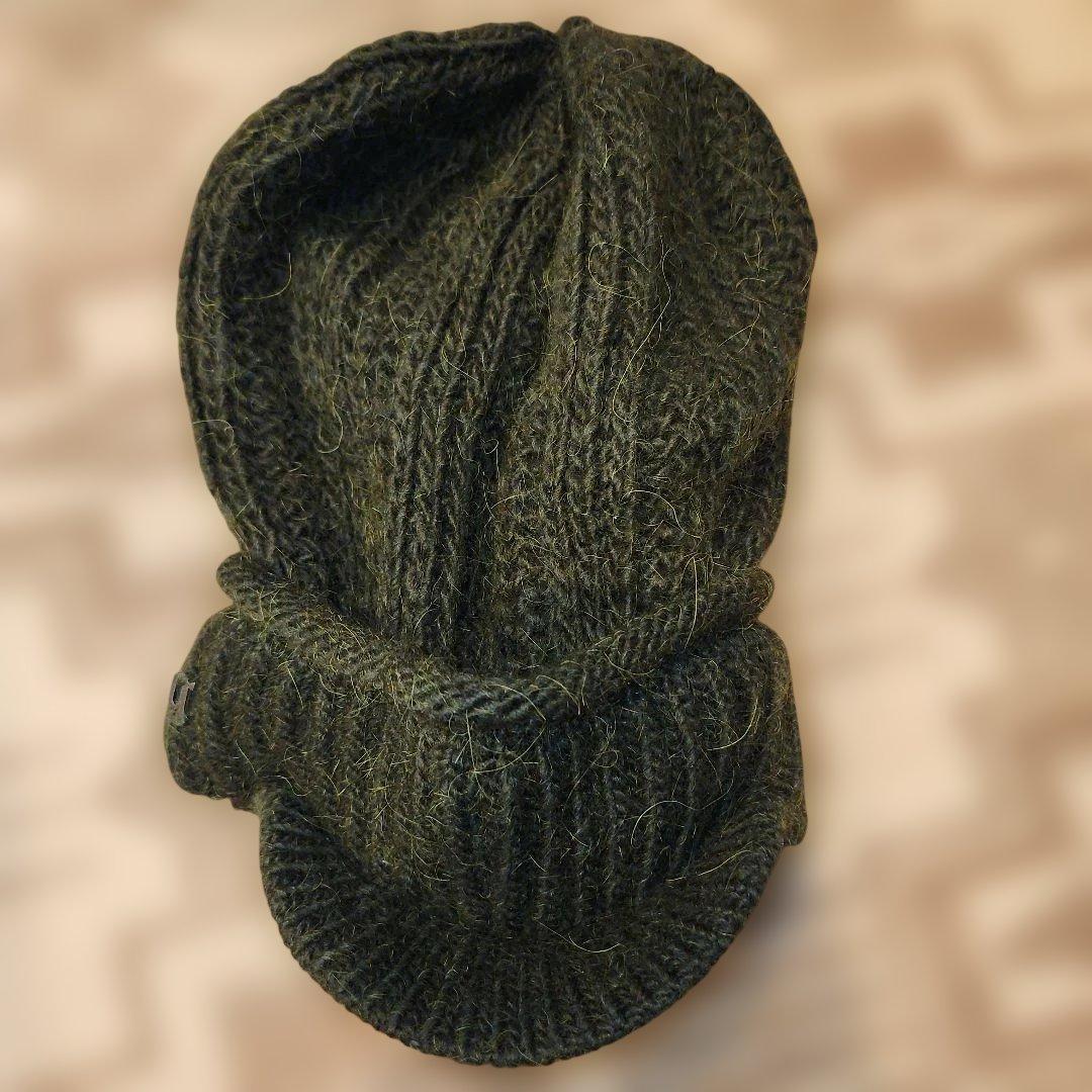 galliano　ガリアーノ　ニットキャップ　ビーニー　緑