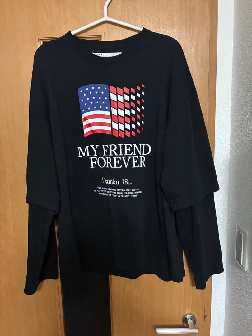 別注 DAIRIKU×borabora レイヤード ロンT