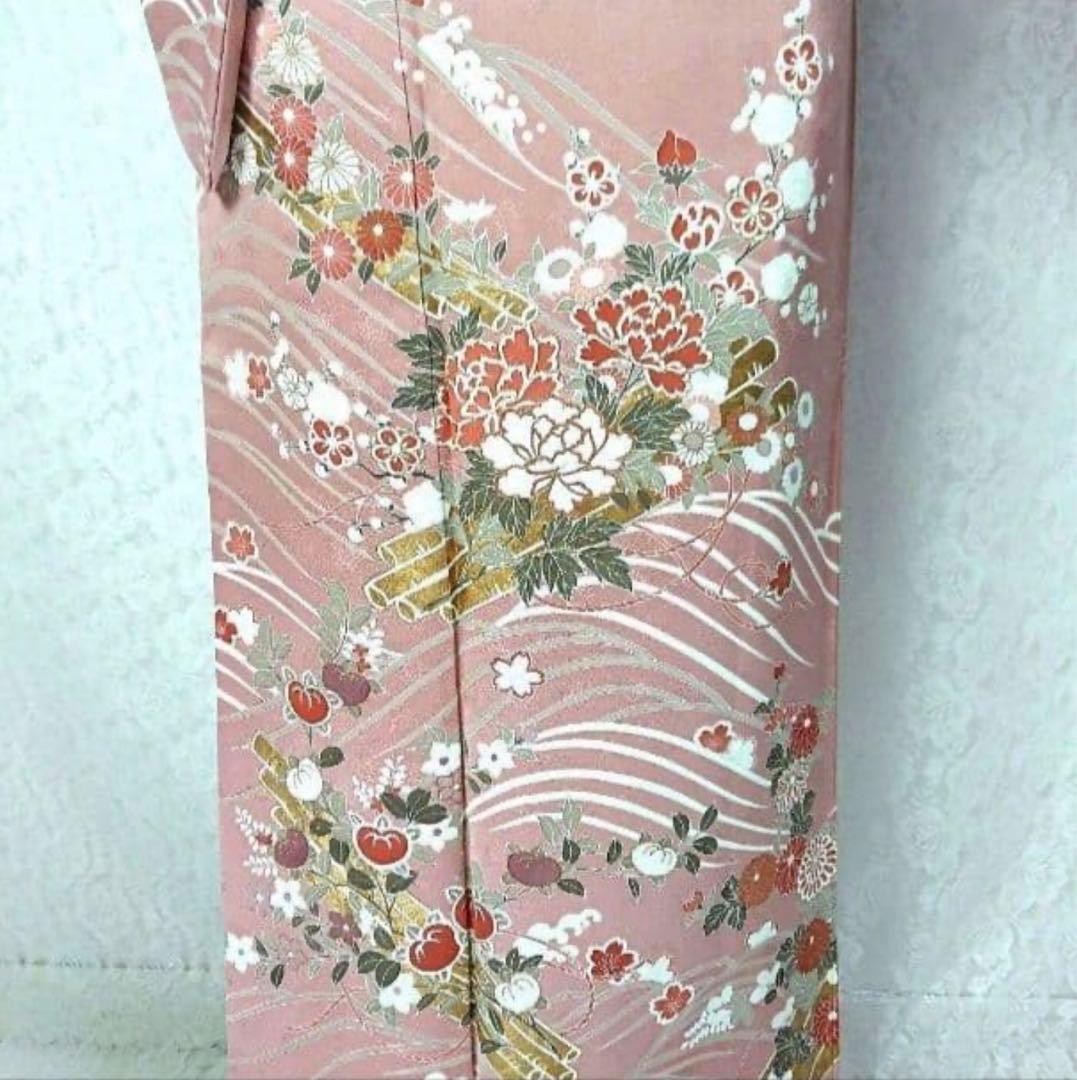 正絹 訪問着 4点 フルセット 入学式 卒業式 結婚式 お宮参り 七五三