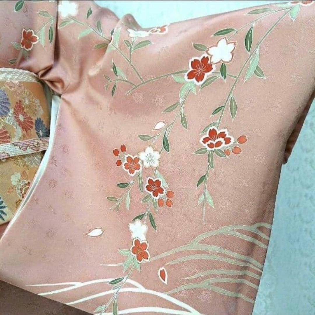 正絹 訪問着 4点 フルセット 入学式 卒業式 結婚式 お宮参り 七五三