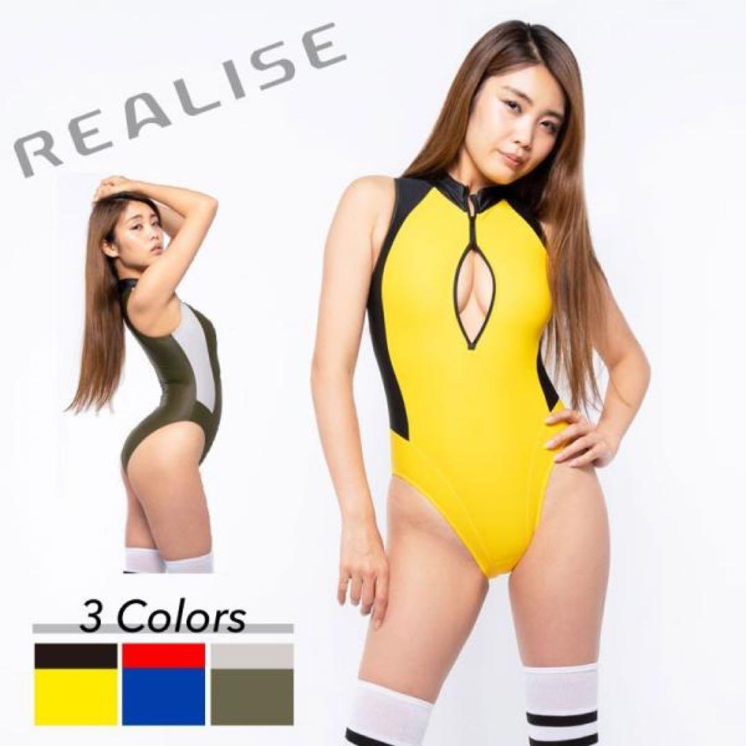 REALISE リアライズ 競泳水着 フロントジッパースイムスーツ Lサイズ