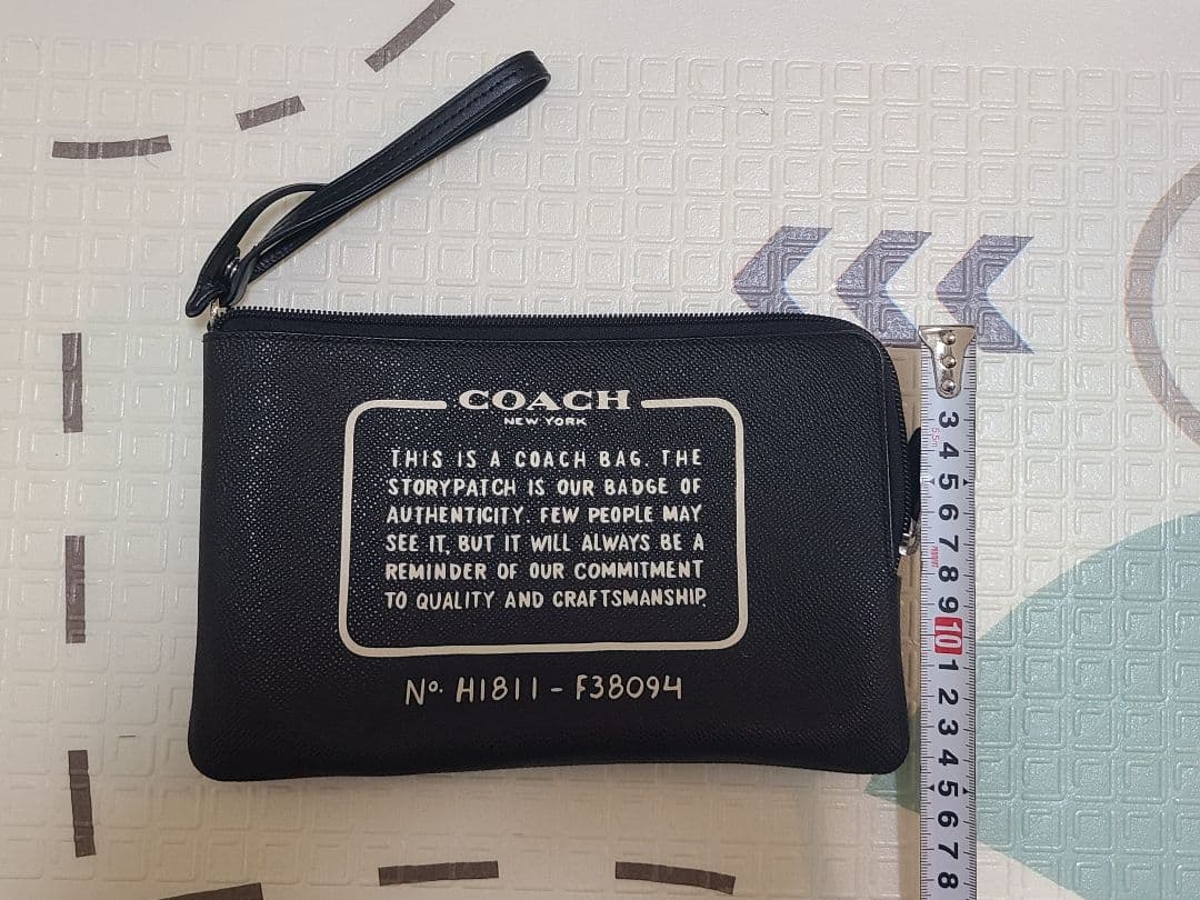 【ポーチ付属】COACH トートバッグ 大容量 A4 ブラック