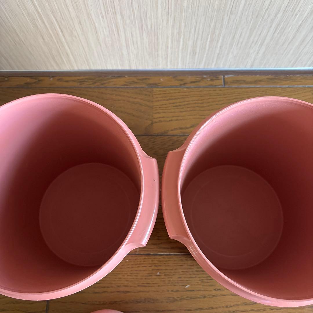 タッパーウェア マキシデコレーター2個、 梅の本