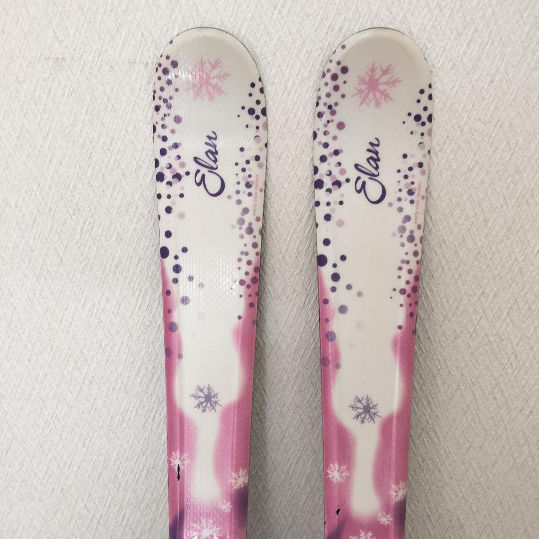 キッズ・ジュニア用 ELAN スキー4点セット 130cm ポール・バッグ付