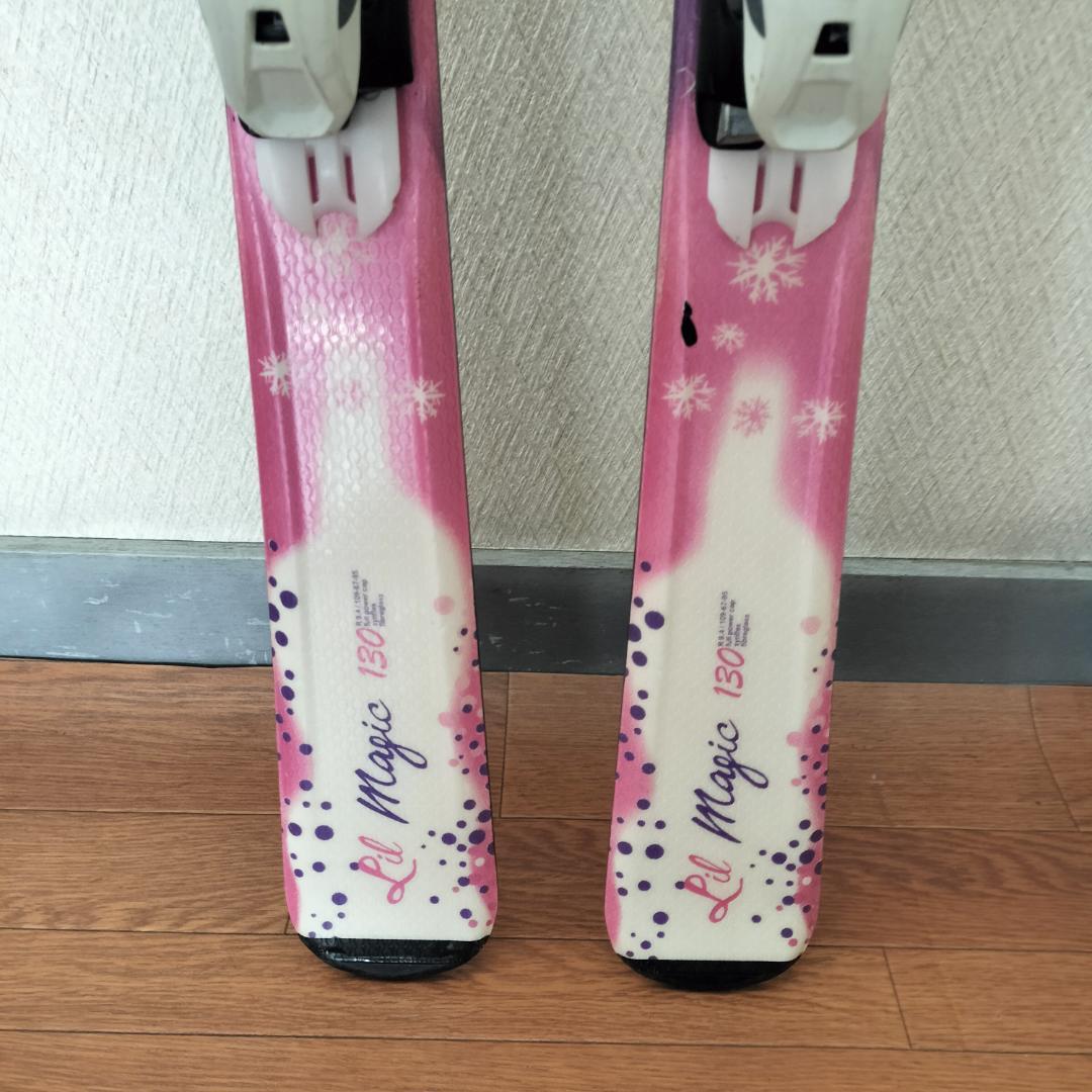 キッズ・ジュニア用 ELAN スキー4点セット 130cm ポール・バッグ付