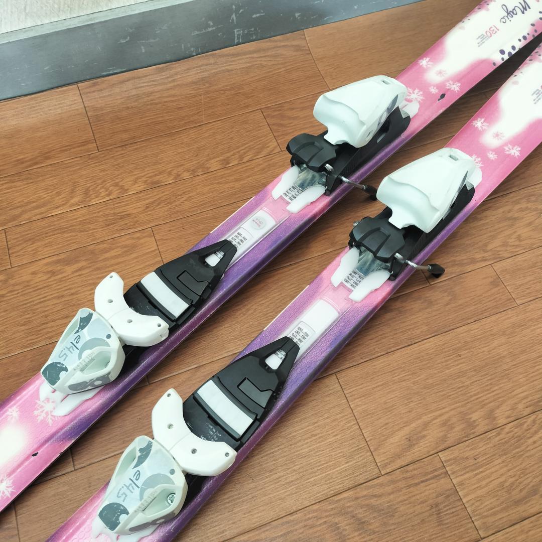 キッズ・ジュニア用 ELAN スキー4点セット 130cm ポール・バッグ付