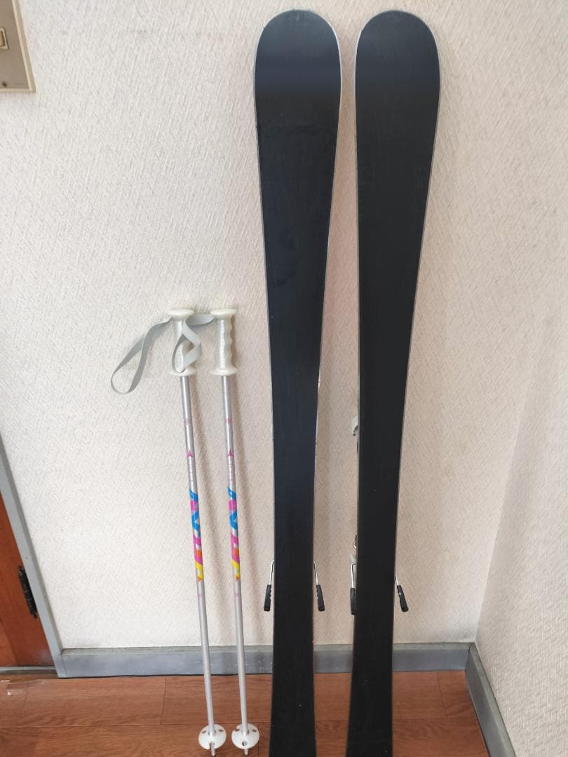 キッズ・ジュニア用 ELAN スキー4点セット 130cm ポール・バッグ付