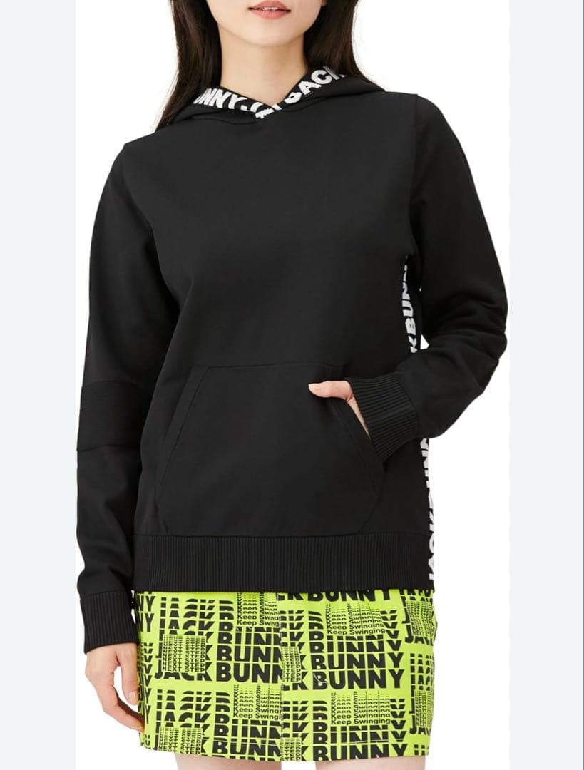 Jack Bunny ジャックバニーレディースブラックパーカー サイズ2新品