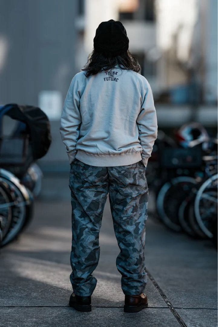 ネルデザインワークス　ナイロンパンツ　トポカモグレー