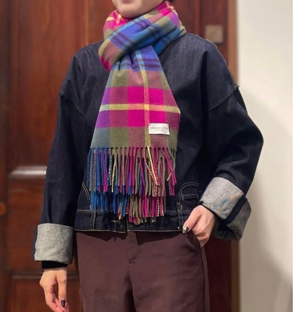 ★国内正規品★¥93,500- JOHNSTONS 大判カシミヤストール ★P4