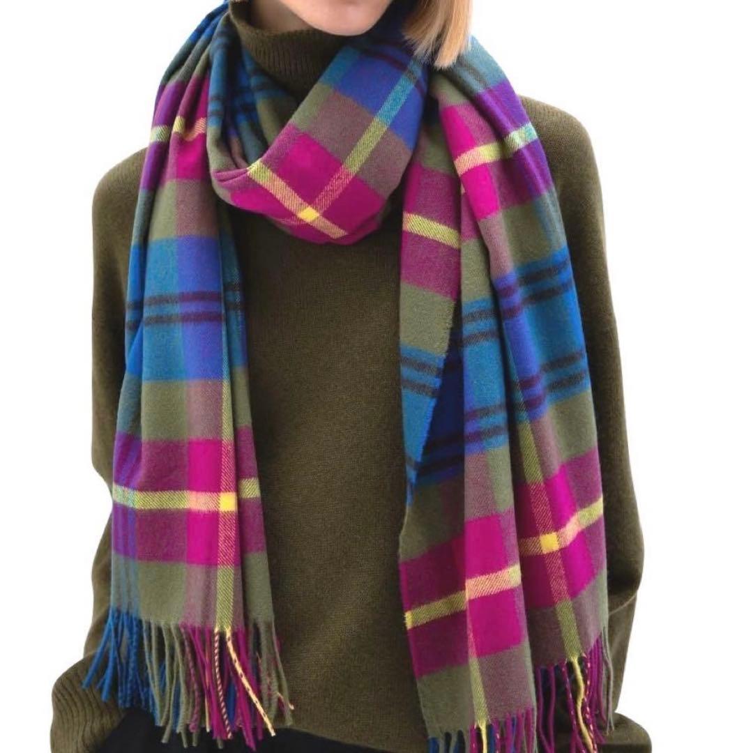 ★国内正規品★¥93,500- JOHNSTONS 大判カシミヤストール ★P4