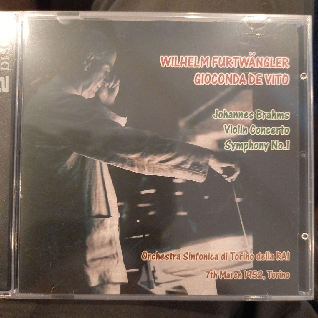 未開封❗CD-R フルトヴェングラー&デ・ヴィート　ブラームス　平林直哉製作