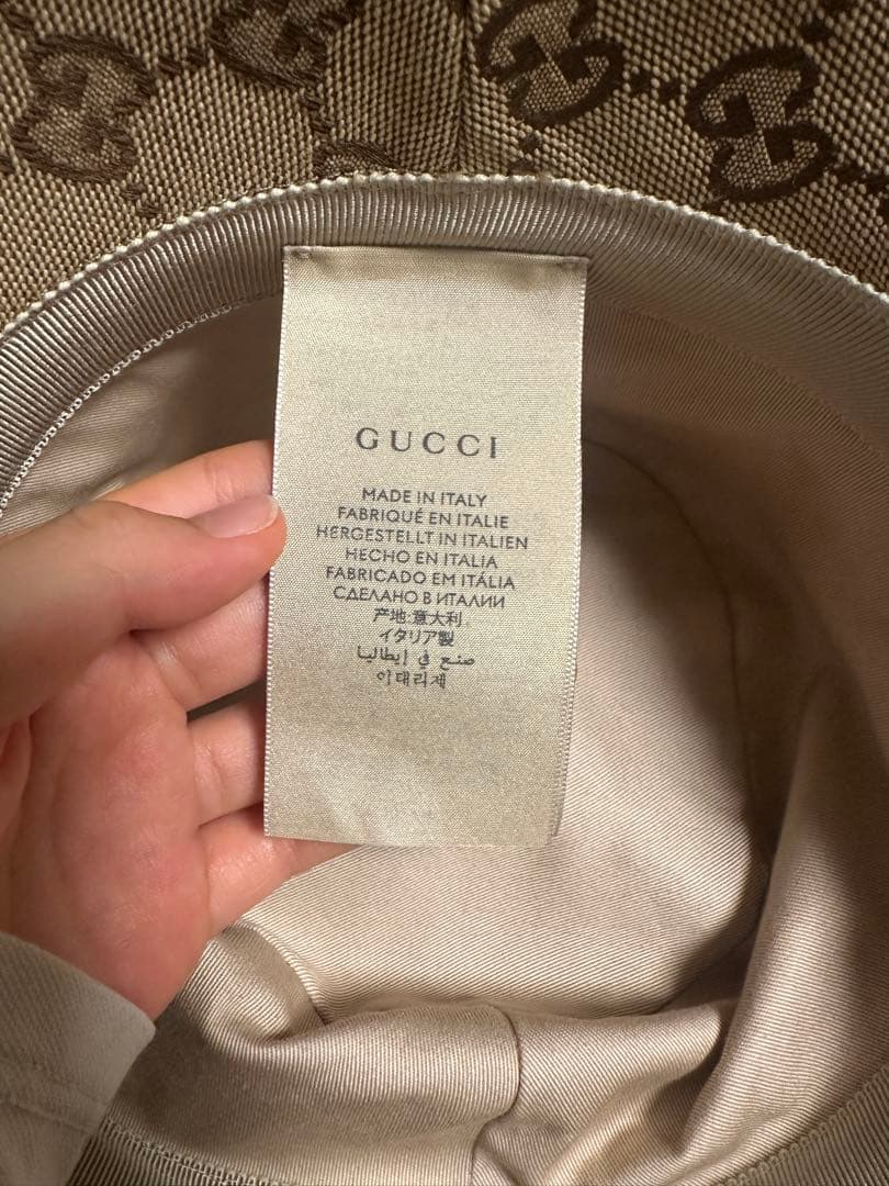 GUCCI バケットハット　フェドラハット