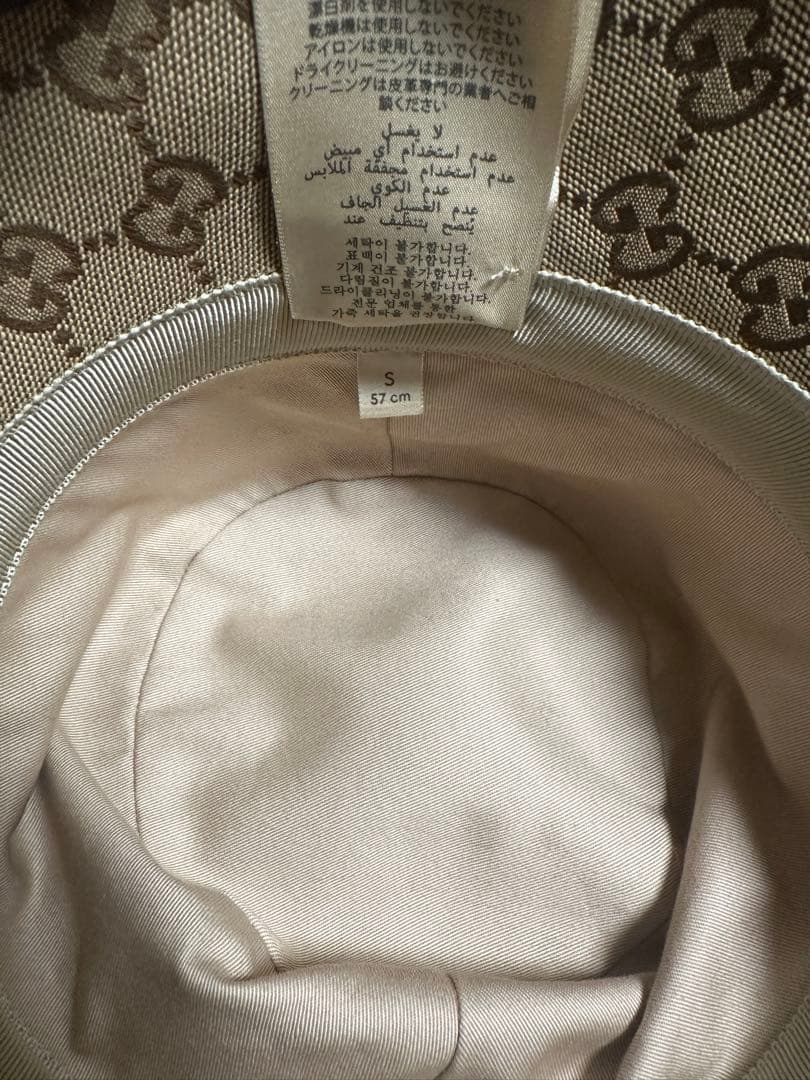 GUCCI バケットハット　フェドラハット