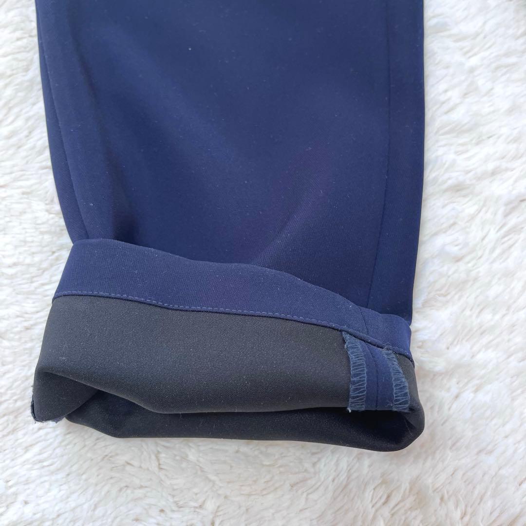 '21 美品✨ ボーダーズアットバルコニー　テーパードパンツ　38 ネイビー