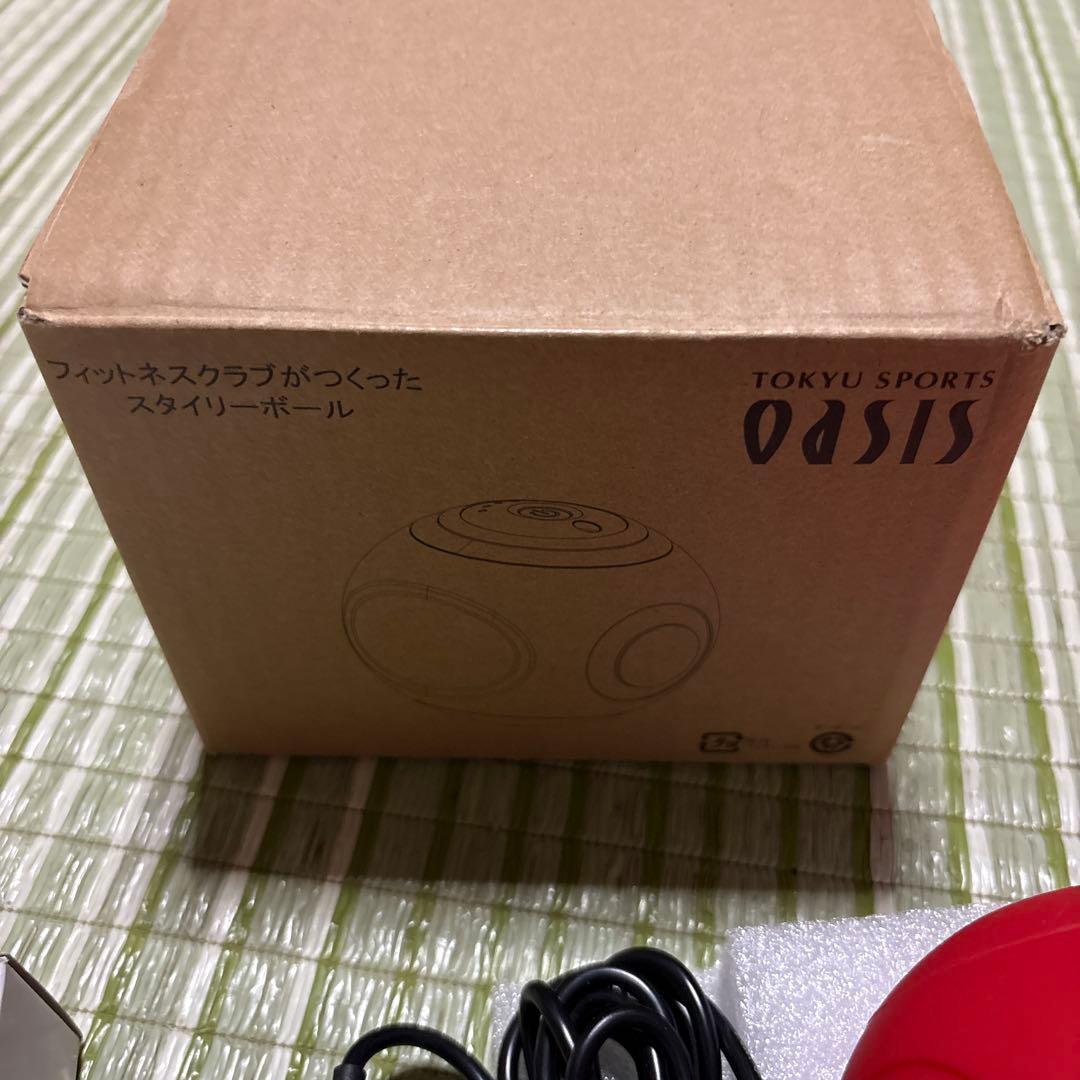 フィットネスクラブがつくった スタイリーボール 赤　レッド ストレッチ