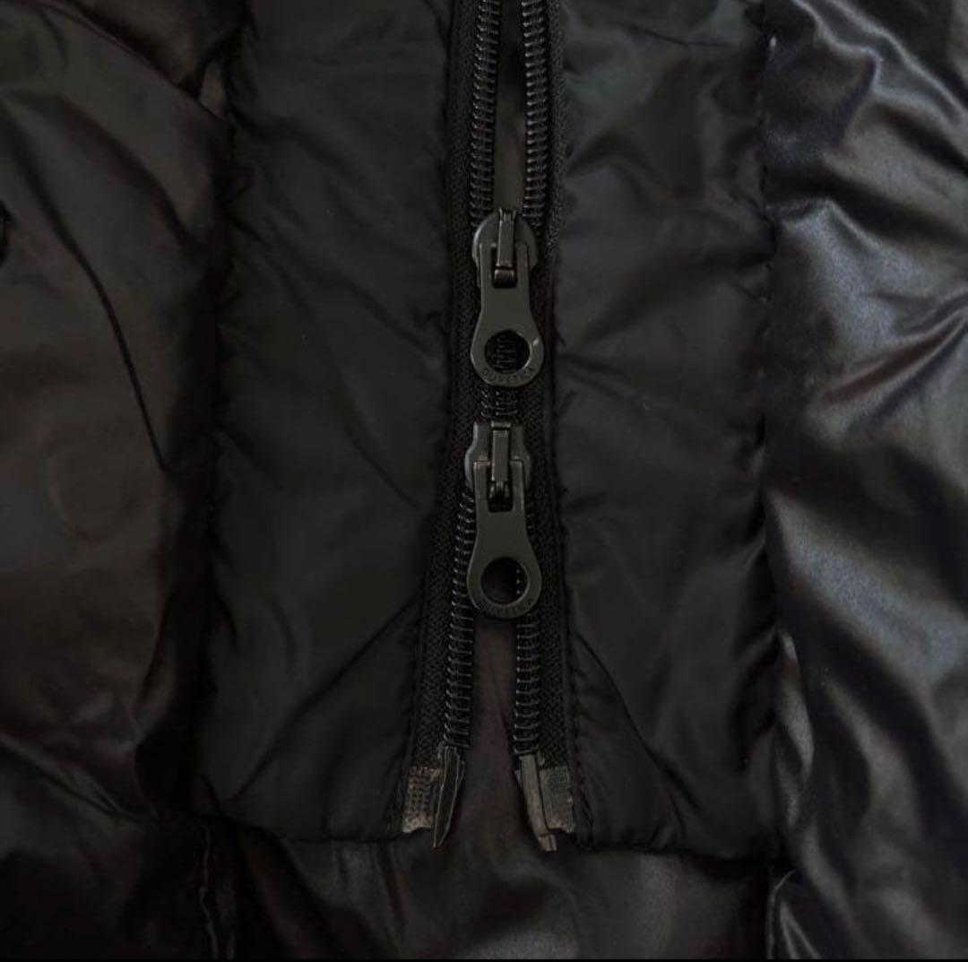 DANTICA ダウンコート ロング 42 ブラック・グレー