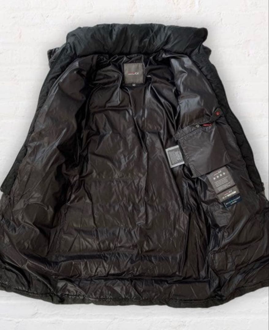 DANTICA ダウンコート ロング 42 ブラック・グレー