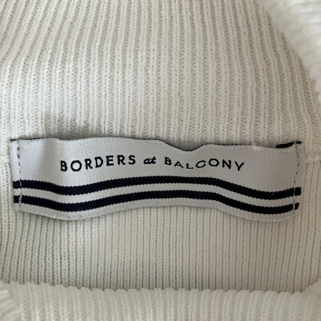 BORDERS at BALCONY ストライプ長袖トップス
