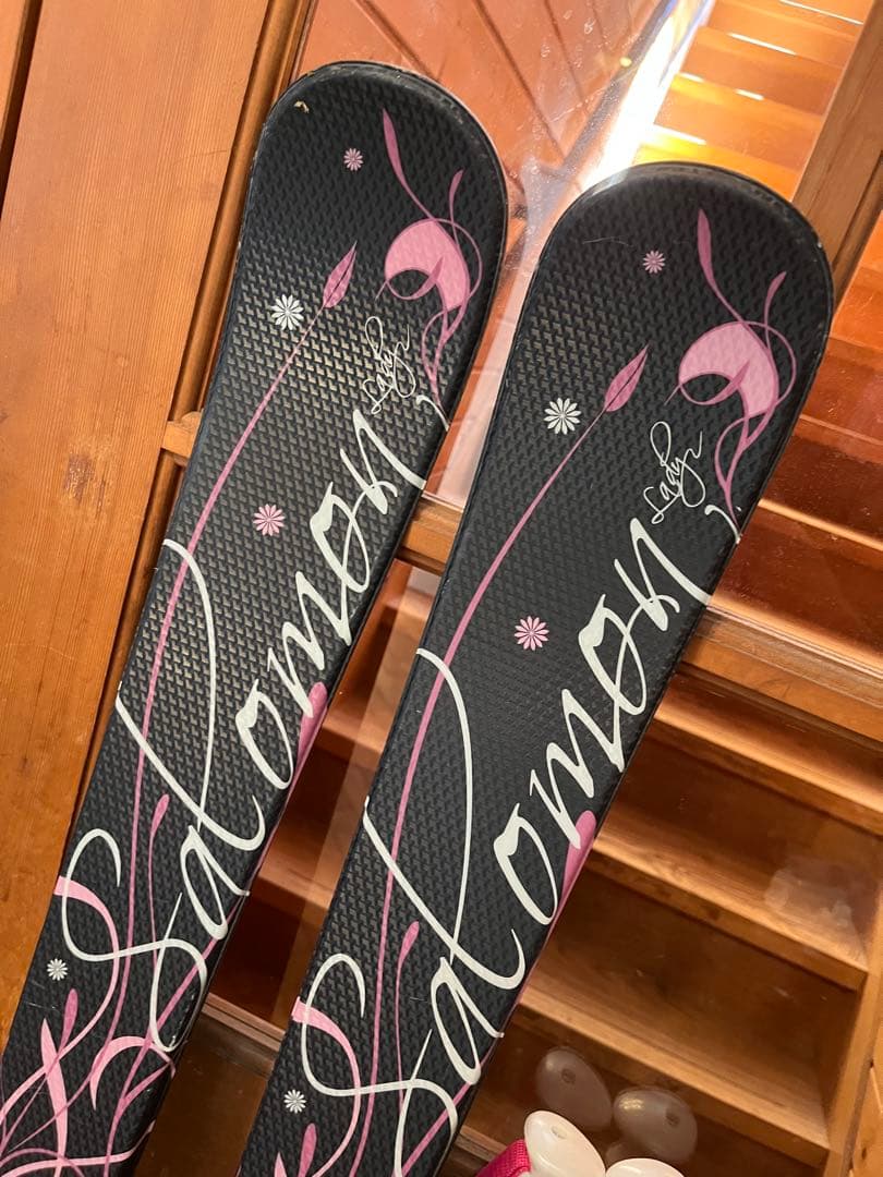 SALOMON スキー3点セット　レディース