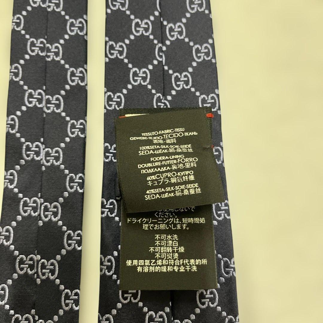 美品　GUCCI ネクタイ　8-21 GG柄　ベルト