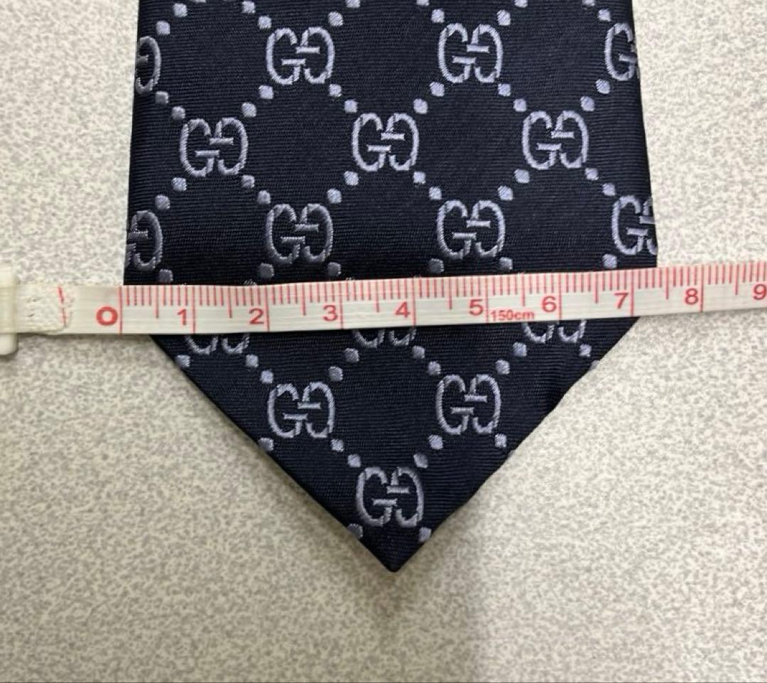 美品　GUCCI ネクタイ　8-21 GG柄　ベルト